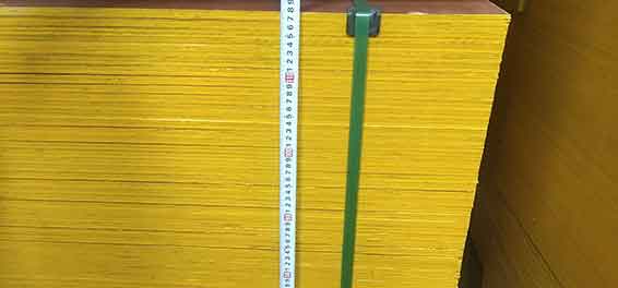 建筑工程用模板常用规格